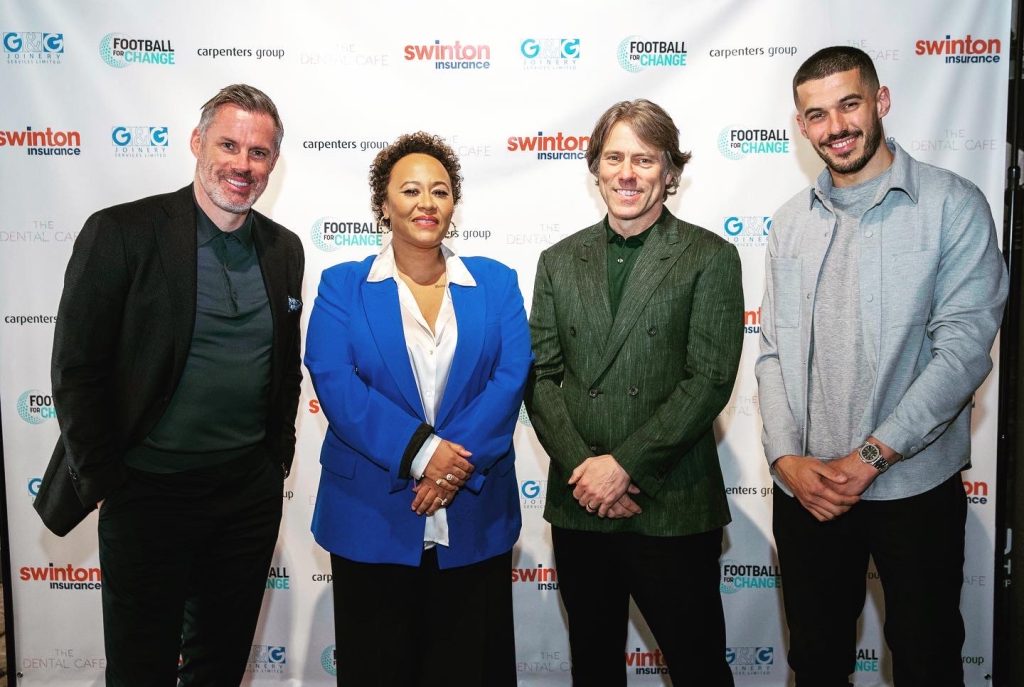 John Bishop, Eméli Sande and sports stars team up for Football For Change fundraising lunch